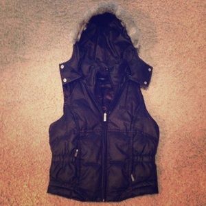 Bebe Sport Down Fur Vest